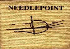 Needlepoint cover art