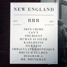 New England cover art