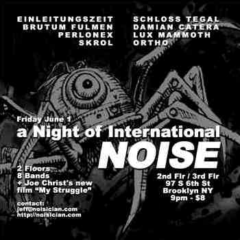 Night of International Noise cd art